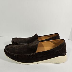Olukai KA’A Loafer Mens Size 12 Brown Leather Suede Slip On Casual Shoes